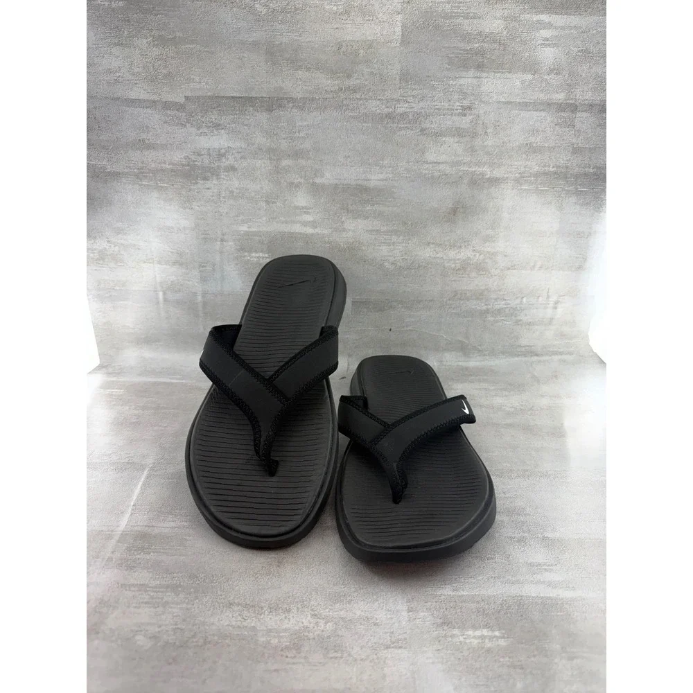 Nike Solay Thong Men Black Flip Flop Sandals 882691-002 Size 9
